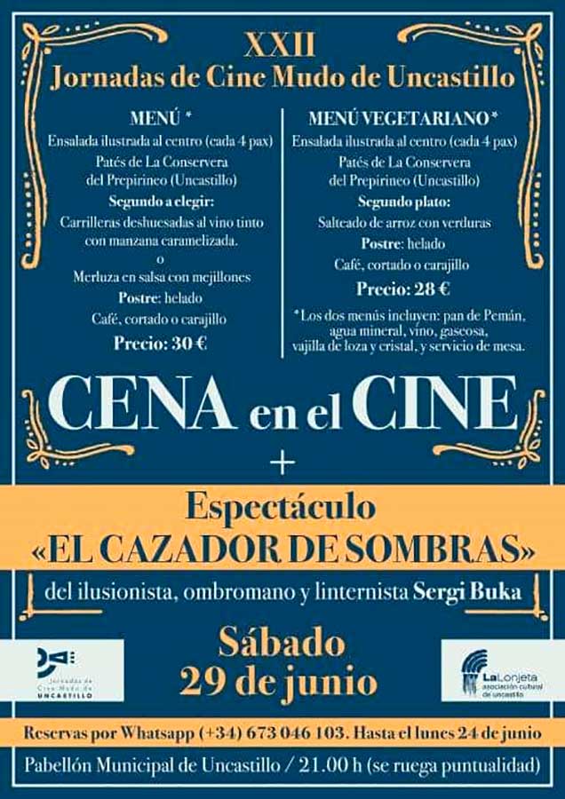 Cena en el Cine