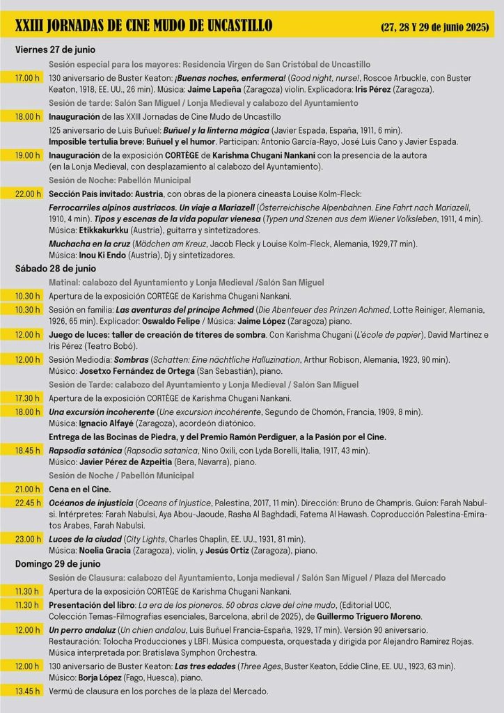 XXIII Jornadas de cine mudo
