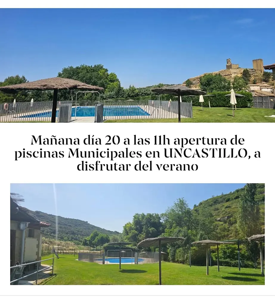 piscinas municipales