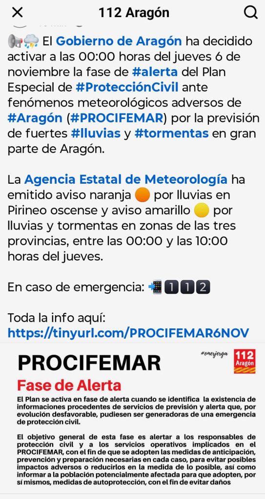 Alerta meteorológica