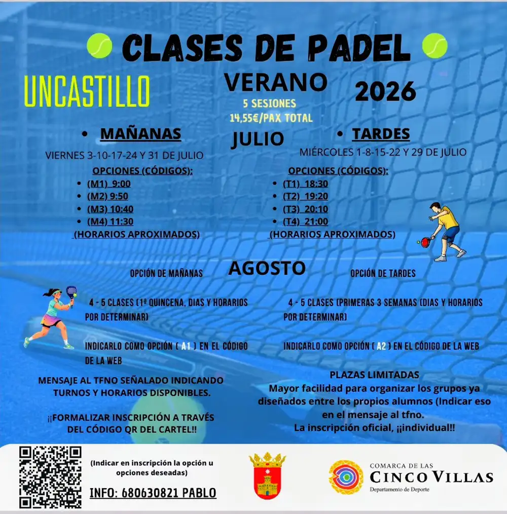 clases de pádel