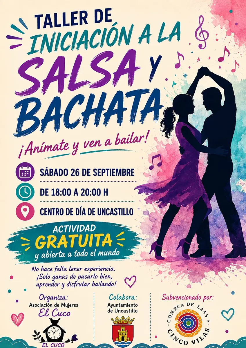 Taller de iniciación a la salsa y bachata