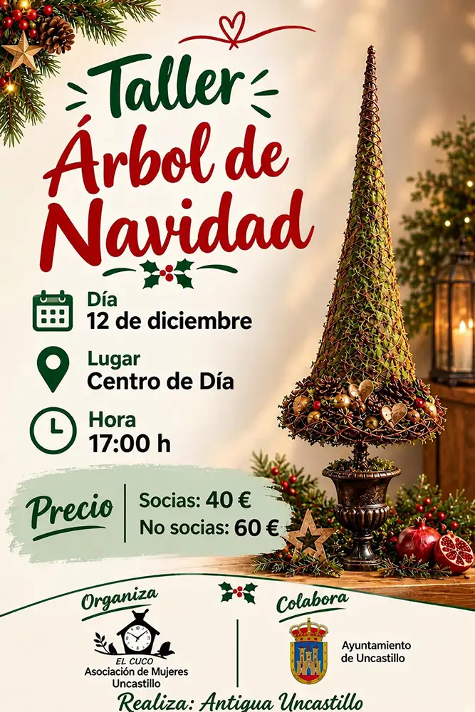 taller árbol de Navidad